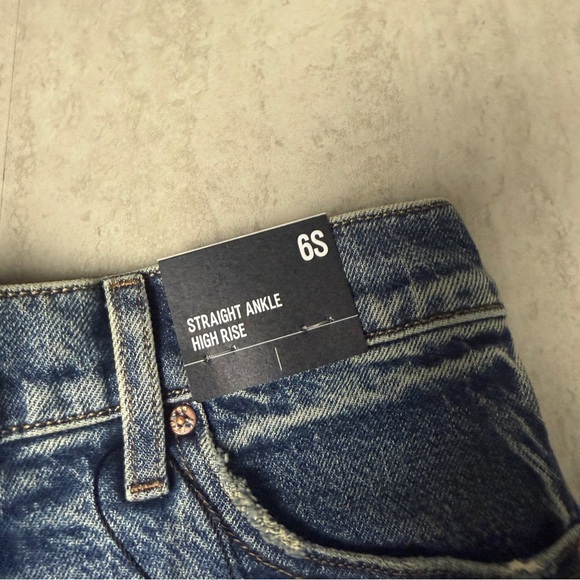 Express Jeans straight ankle high rise 6S new with tags - Picture 6 of 11